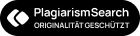 Experten vertrauen auf PlagiarismSearch-Originalitätsschutz Originalität geschützt durch PlagiarismSearch – Vertraut von Experten