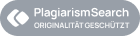 Experten vertrauen auf PlagiarismSearch-Originalitätsschutz Originalität geschützt durch PlagiarismSearch – Vertraut von Experten