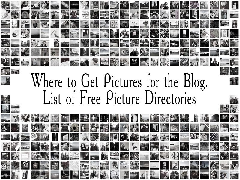 Где взять бесплатные изображения для блога. Список бесплатных каталогов изображений